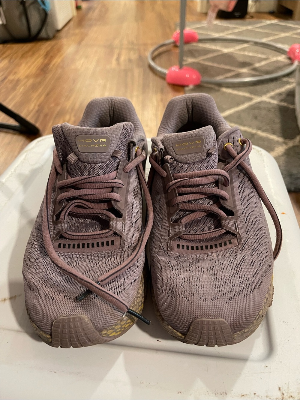 Under Armour Mauve HOVR Running Shoes - Women's Athletic